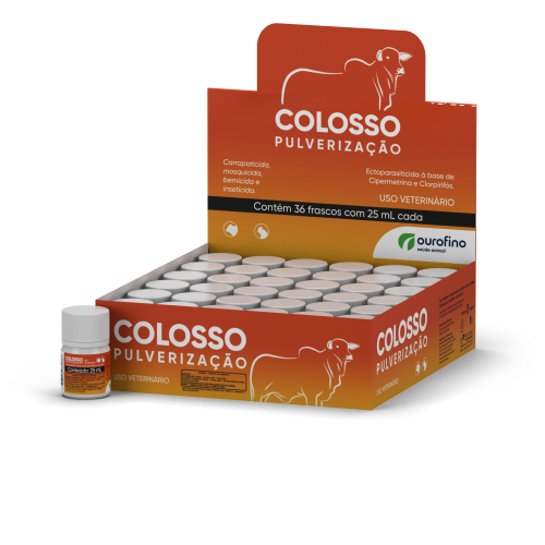 Display com frascos de 25 mL