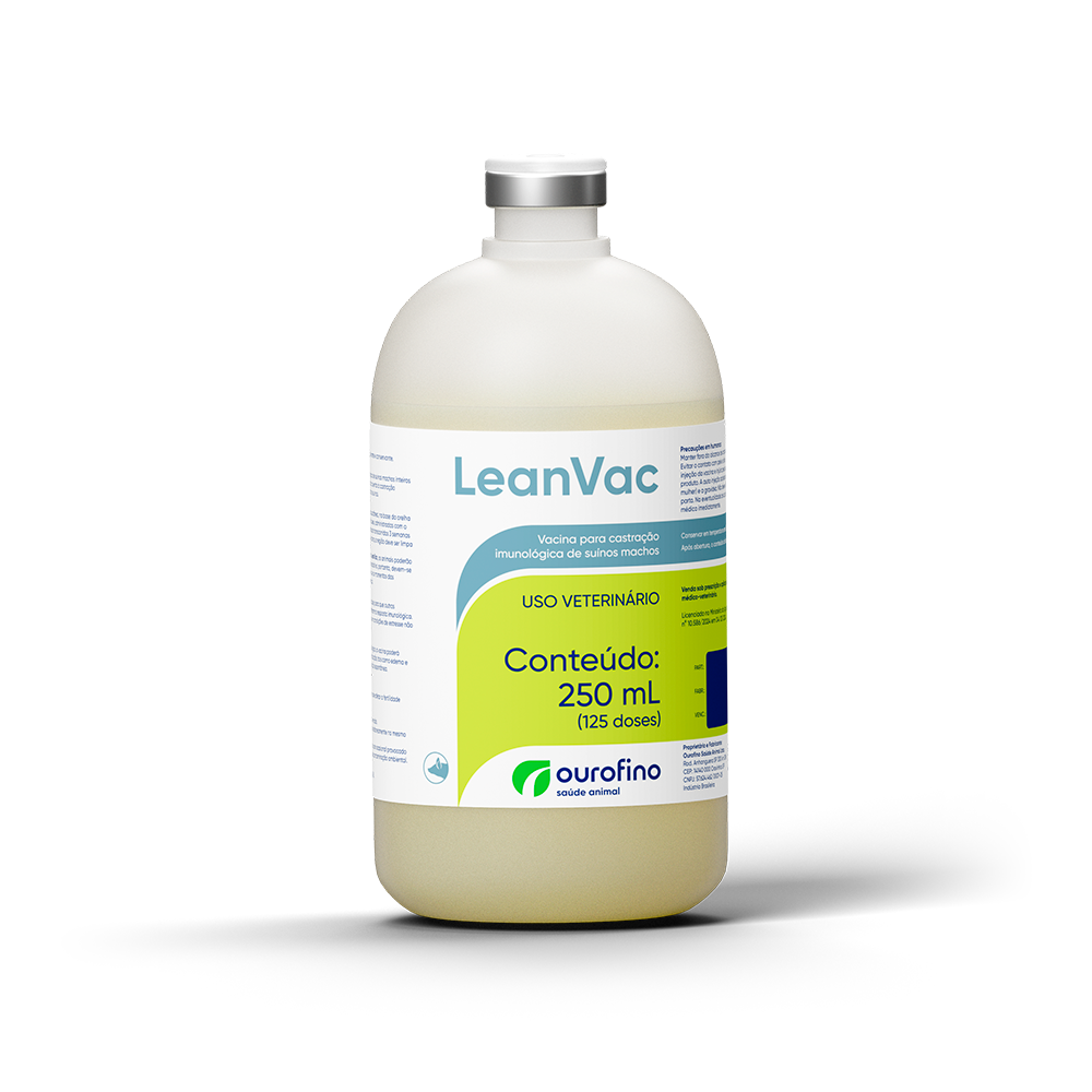 LeanVac: vacina para castração imunológica de suínos machos.